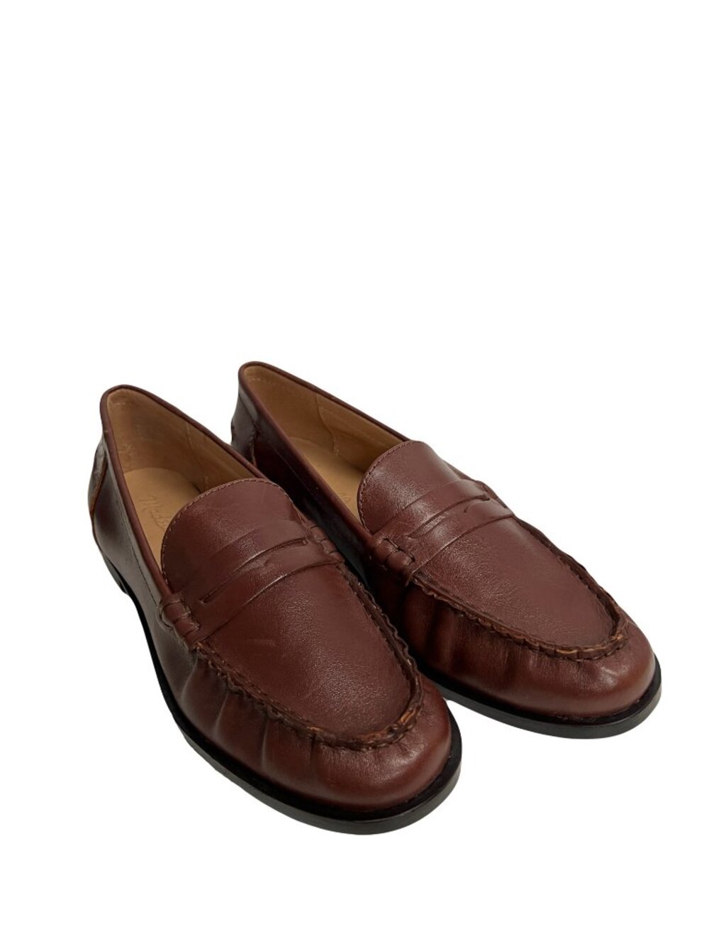 Madewell NYE Penny Loafers Apple Butter Brown Size 7 NEW IN BOX - Picture 3 of 8